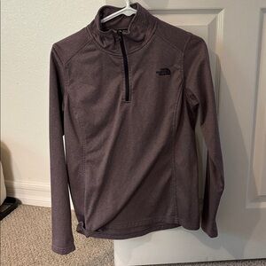 The North Face Dark Purple Quarter-Zip Top